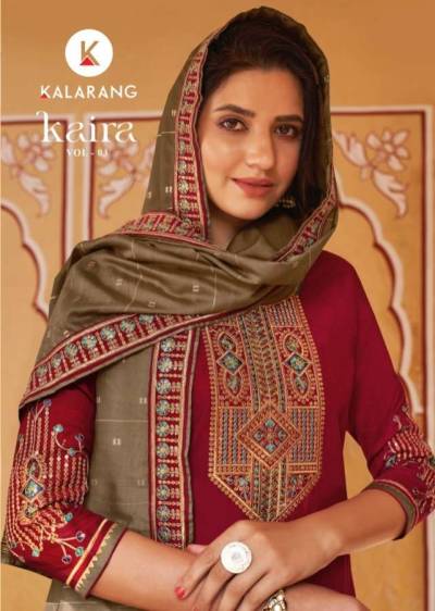 Kaira Vol 3 By Kalarang Silk Ethnic Wear Salwar Kameez Collection